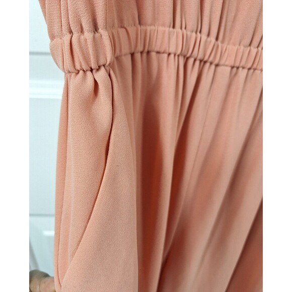 Aritzia Wilfred Fleurette‎ Ruffle Sleeve Jumpsuit Cropped Wide Leg size M - Picture 6 of 12